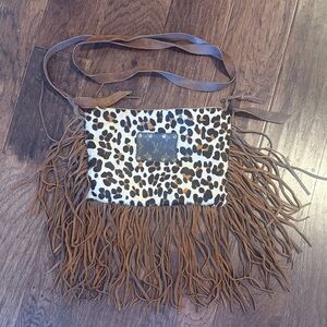 Vintage Boho Fringe Crossbody Bag